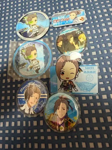 아이돌 마스터 SideM 와타나베 미노리 캔뱃지 아크릴 배지 세트