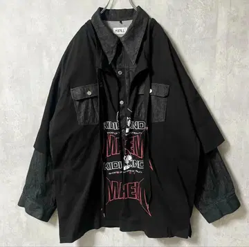 KIDILL LAYERD DENIM JACKET 블랙
