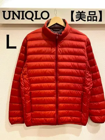 [ 새상품급 ] 유니클로 다운 자켓 L 레드