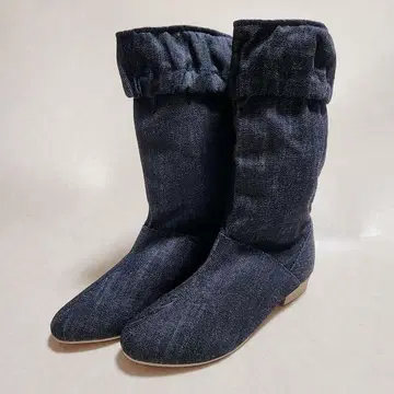 Kawai Okada 카와이 오카다 데님 부츠 인디고 새상품급 L 사이즈