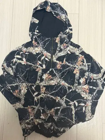 카모 무늬 리버서블 마운틴 후드티