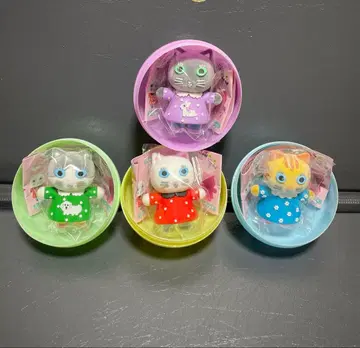 키타기시 유미 하얀 고양이들 피규어 컬렉션 4체 세트