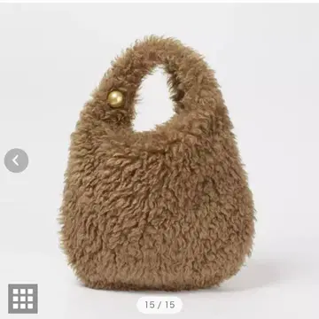 ORSETTO MUSE 퍼 백 브라운