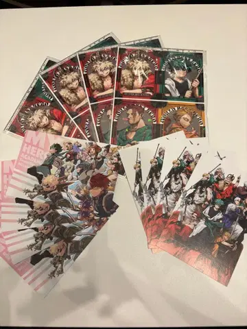 최강 점프 1월호 부록 히로아카 나의 히어로 아카데미아 4세트