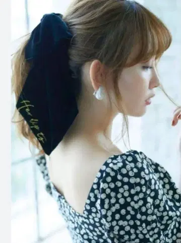 herlipto 벨로아 리본 머리끈