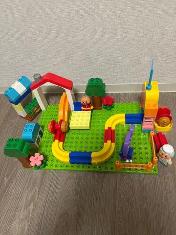 호빵맨 데굴데굴 블록 빵 공장 완구