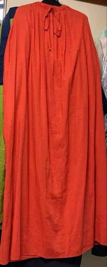 빔즈 오렌지 플레어 원피스 택 포함 새상품