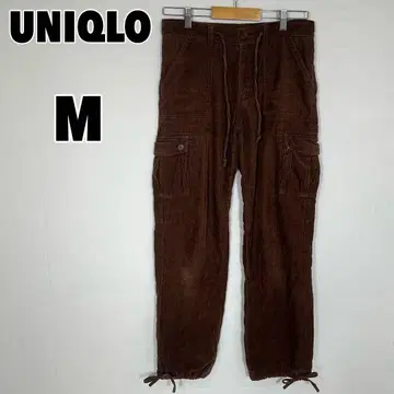 UNIQLO 유니클로 (M) 코듀로이 카고 팬츠 조거 팬츠