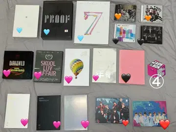 BTS 앨범 세트 + 굿즈 아이템