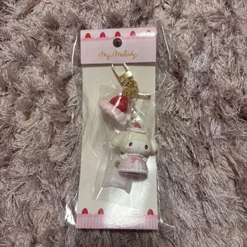 [ 24시간 이내 발송 ] 딸기 휘핑 케이크 마이멜로디 키링 산리오