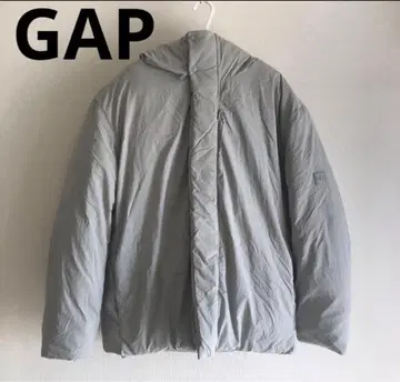 GAP 오버 사이즈 후데트 퍼 자켓 라이트 그레이 S 사이즈