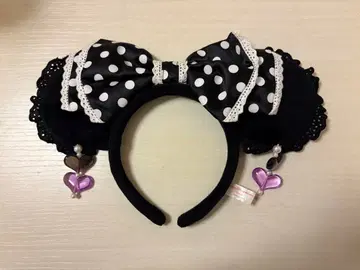 디즈니 미니 귀찌 머리띠 블랙