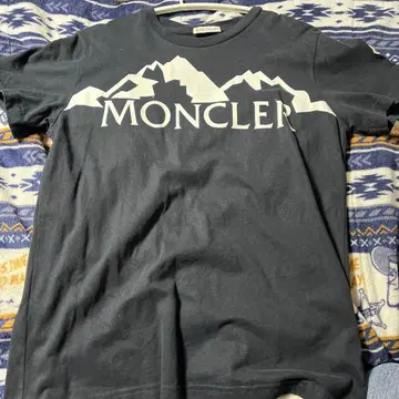 MONCLER 블랙 코튼 T셔츠