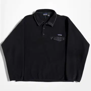 90s 99년산 Patagonia 신틸라 스냅T 플리스 자켓 블랙