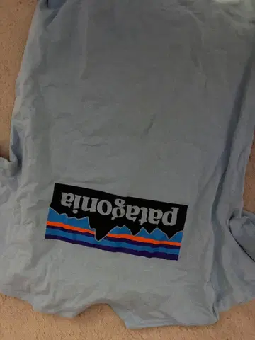 patagonia 라이트 블루 T셔츠 M