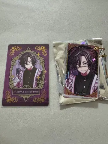 모모카츠키 메이드 트레이딩 카드 슬라이드 아크릴 키링