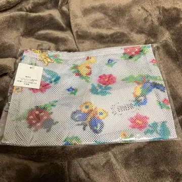 FEILER 하이 메쉬 파우치 실버 M