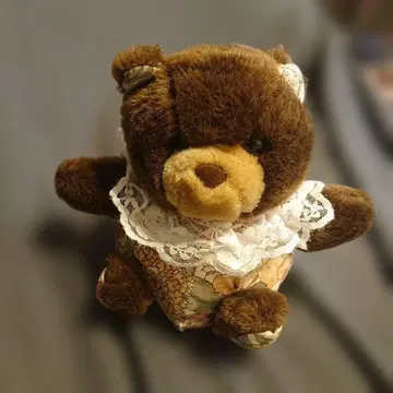 쇼와 레트로 팬시 귀여운 곰돌이 봉제 인형