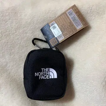 THE NORTH FACE 블랙 파우치 카라비너 포함