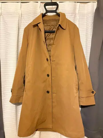 브라운 스텐카라 코트 S 사이즈