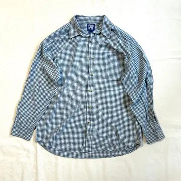 90s GAP 코튼 100% 체크 셔츠