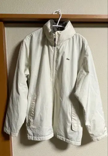 LACOSTE 라코스테 자켓 베이지 화이트