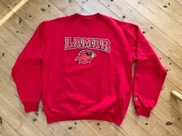 챔피온 LAMAR 맨투맨 트레이닝복 레드 빨간색 XL 택 없음