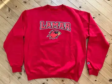 챔피온 LAMAR 맨투맨 트레이닝복 레드 빨간색 XL 택 없음 대학