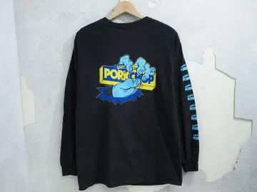 PORKCHOP CRUSHER L/S TEE 긴팔 티셔츠 롱티 M