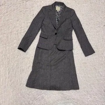 [ KUMIKYOKU ] 쿠미쿄쿠 셋업 수트 트위드 테일러드 A라인