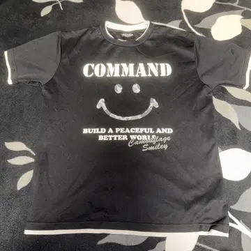 smily face 블랙 t셔츠