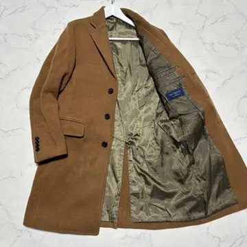 새상품급 유나이티드 애로우즈 super120's 체스터 코트 카멜 S