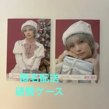 후지요시 카린 사쿠라자카46 2025년 산타 의상 브로마이드