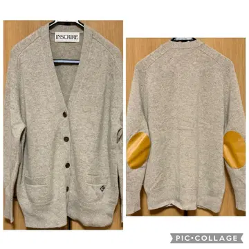 새상품급 캐시미어 100% 레이어드 니트 M 베이지 스웨터 V넥