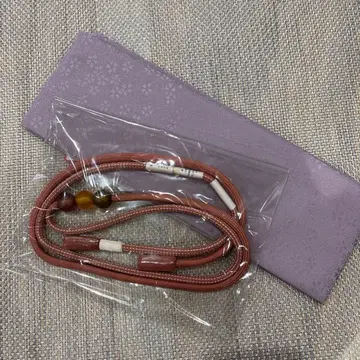 미사용 핑크 계열 기모노 액세서리 2점