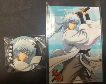 은혼 과거 사카타 긴토키 캔뱃지 브로마이드 세트