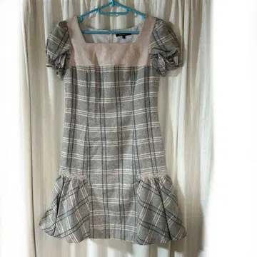 prideglide 프라이드글라이드 체크 원피스 걸리시