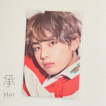 BTS V  LYS  'Her' (LP) 봉입 트레이딩 카드