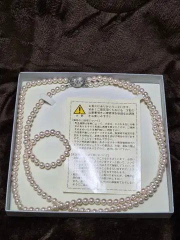 진주 목걸이 2연