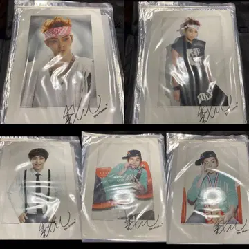 exo 시우민 민석 공식 대형 사진 세트