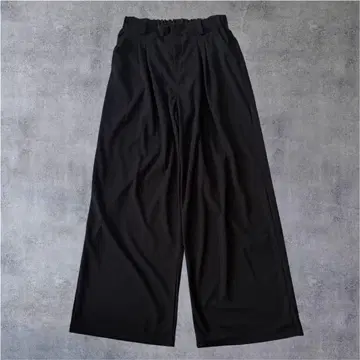 wide flare slacks baggy pants