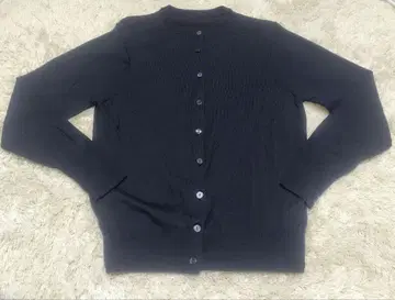 무인양품 세탁 가능한 울 하이 게이지 크루넥 가디건 BA1O5A4A