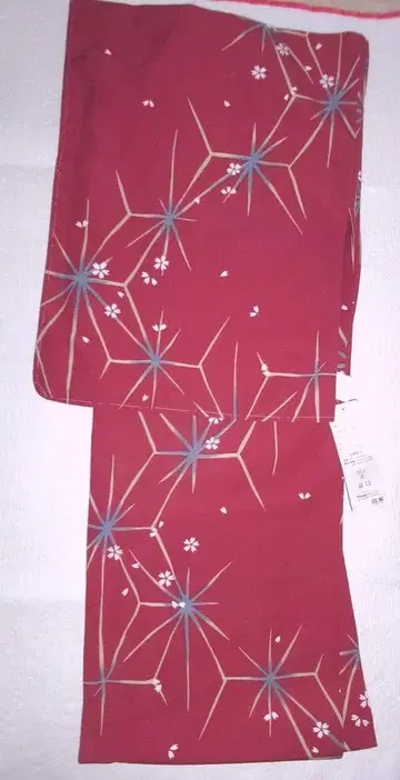 이중 기모노 워셔블 기모노 TL 사이즈 로즈 빨간색