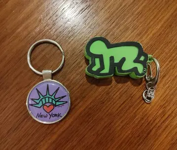 키스 해링 키링 2개 세트