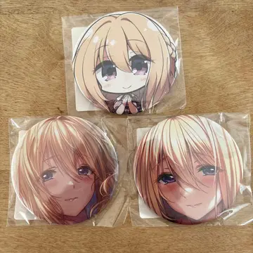 아마카노 2 츠타마치 치토세 FANZA 온라인 복권 E상 캔뱃지 3종