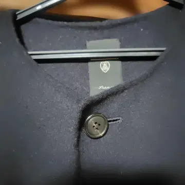 오르치발 다크 네이비 롱 코트 양 겨드랑이, 양 소매 길이 단추식