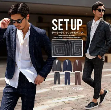 스퀘어 패턴 셋업(네이비)