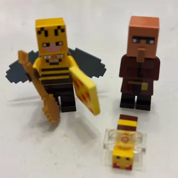 정품 LEGO 레고 마인크래프트 미니 피규어 세트 양봉가 마을 주민 꿀벌