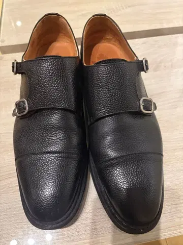 버윅 더블 몽크 가죽 신발