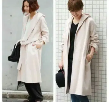 저널 스탠다드 레리움 울 후드 코트